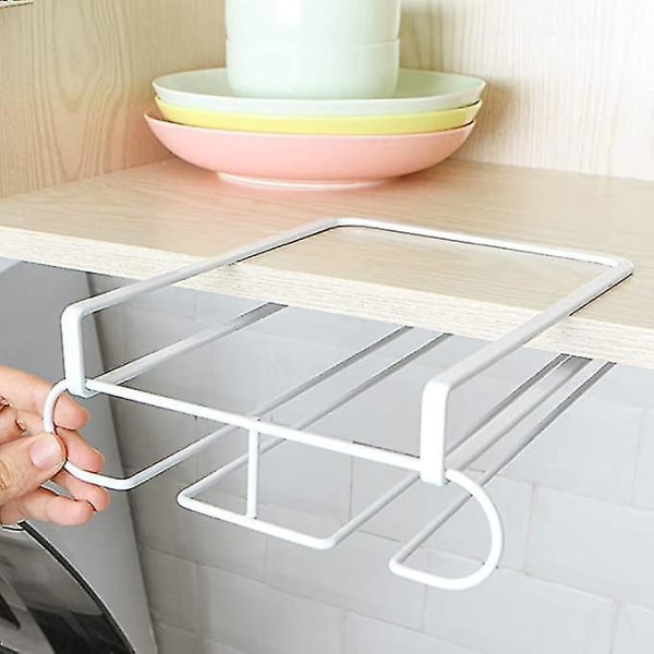 2 Pak Under Shelf Stemware Vinglas Holder Opbevaring