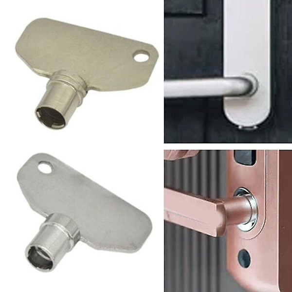 Tønnenøkkel Karbonstål Rørformet Nøkkel Hul Nøkkel For Bobil Motorhome Sink (Sølv) (2 stk)