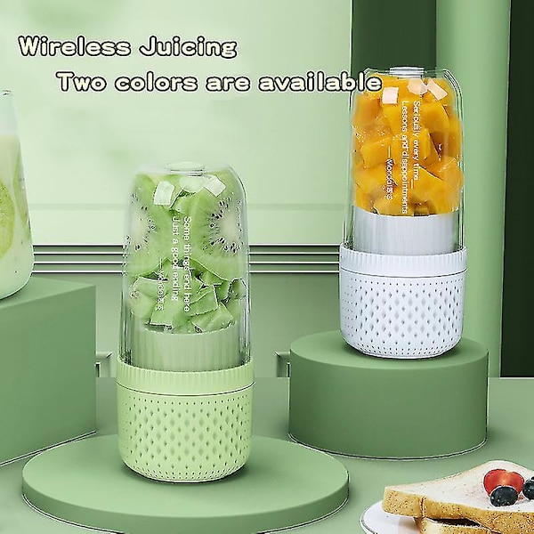 250ml Trådløs Elektrisk Juicer Mixer USB Oppladbar Maskin Husholdning Bærbar