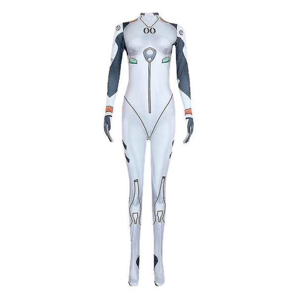 Anime Ayanami Rei Kostym för Kvinnor - Jumpsuit med Bodysuit 2XL
