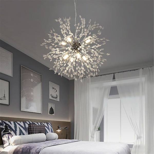 40cm LED Pendellampe Sputnik Globe Design Metal Moderne Blomster