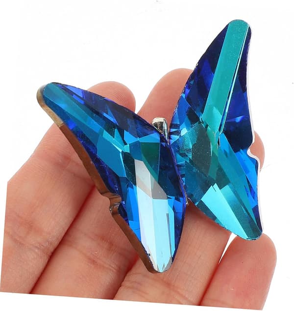 2 stk sommerfugl diamant blomst skospenne for DIY sko klesdekor