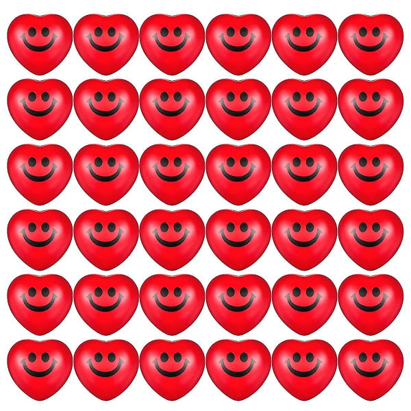 36st alla hjärtans dag stressbollar stressbollar hjärta leende ansikte stressbollar för alla hjärtans dag P