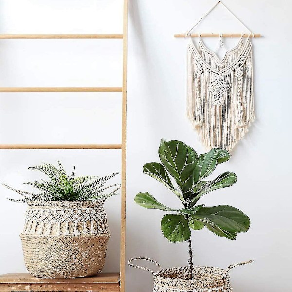 Macrame Väggbonad Tapet Väggdekoration Bohemisk Vävd Dekor