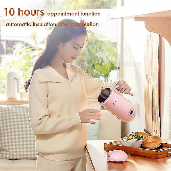 Mini Elektrisk Sojamælksmaskine Bærbar Frugtjuiceblender
