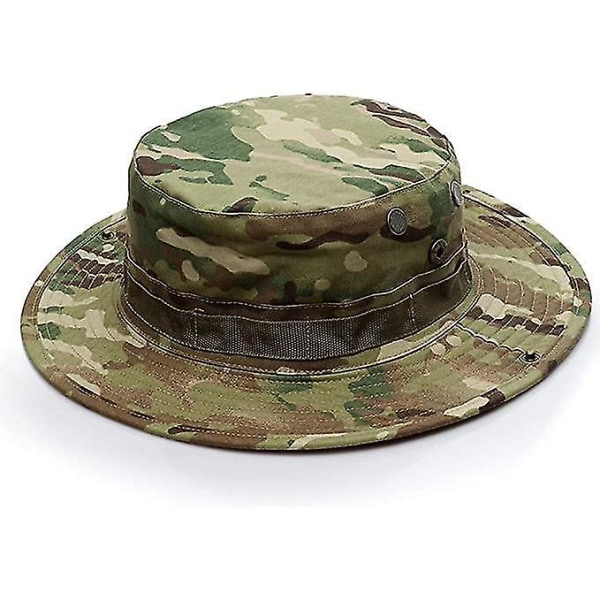 Tactical Boonie Hat Bred Brätte Camouflage UV-skydd