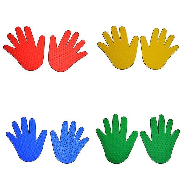 8 bitar/ set Hand- och fotsportleksaker Sensoriska spel Pussel Barn Utomhus Inomhus Krypa Hoppaktiviteter Dagis rekvisita(haoyi)-g-yuhao 8PCS hand
