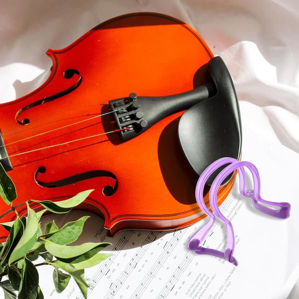 Violinbuestrammer og grebsjustering til 1/4 1/8 1/10 størrelser, lilla tilbehør