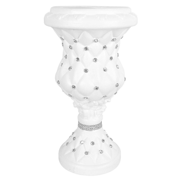1 stk Marmor Pillar Formet Blomsterpotte Blomster Vase Bryllup Blomsterplante Potte