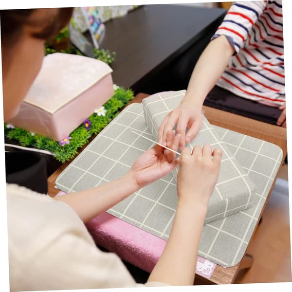 Ternet håndpude til neglekunst Neglestøttepude til manicure-sessioner Blødt materiale Behagelig