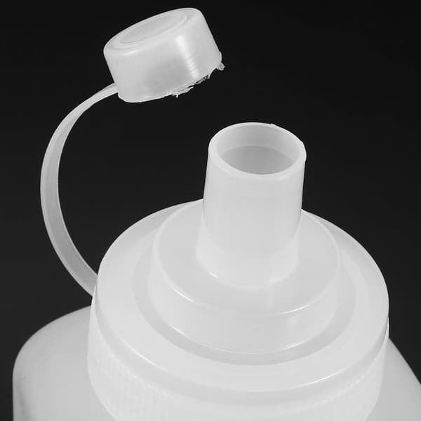 2 st 800 ml stora plastflaskor med lock för sås, påfyllningsbara köksflaskor