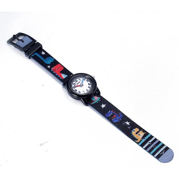 Tecknad watch för barn Vattentät Tidsmedveten barns tidsmedvetna gränsöverskridande Hot Ribbon Style Tecknad kvarts watch