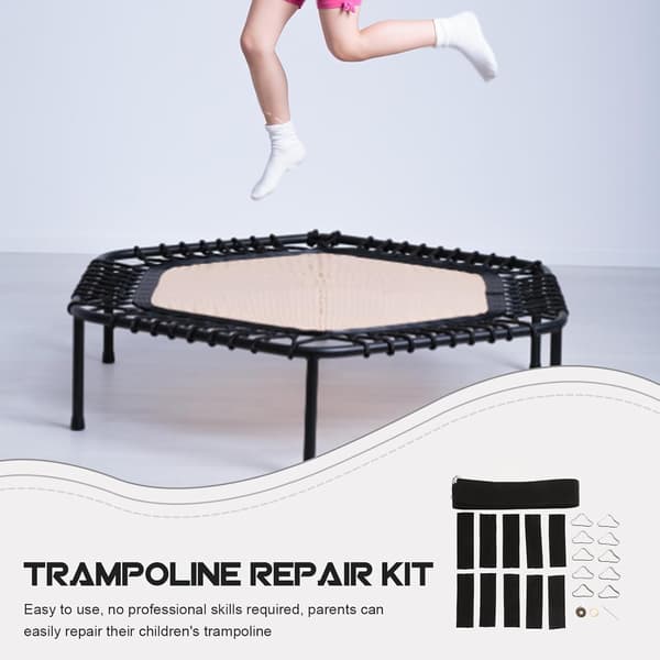 Trampolin reparationssæt til trekantede metalspænder Robuste udskiftningsdele til trampolin Bærbart