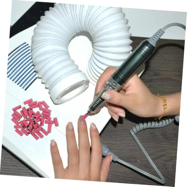 50 stk. Mini Slibebånd Manicure Neglebufferblok Professionelle Neglebor Shiner Bufferblok