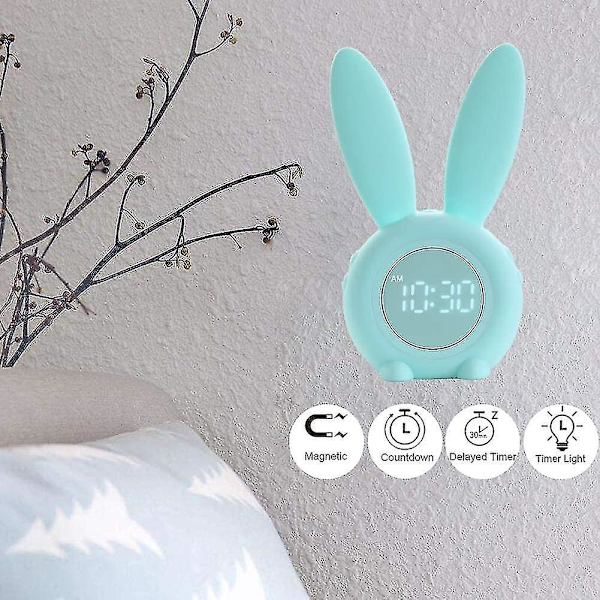 Vækkeur Til Børn, 5 Ringetoner, Temperatur Kalender, Berøringsstyring Og Snooze