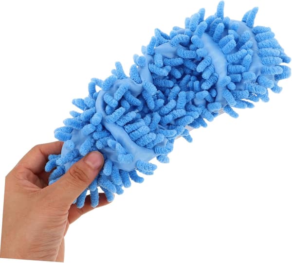 10 st mikrofibermopptofflor Chenille Golvrengöringsskor Torrmopp