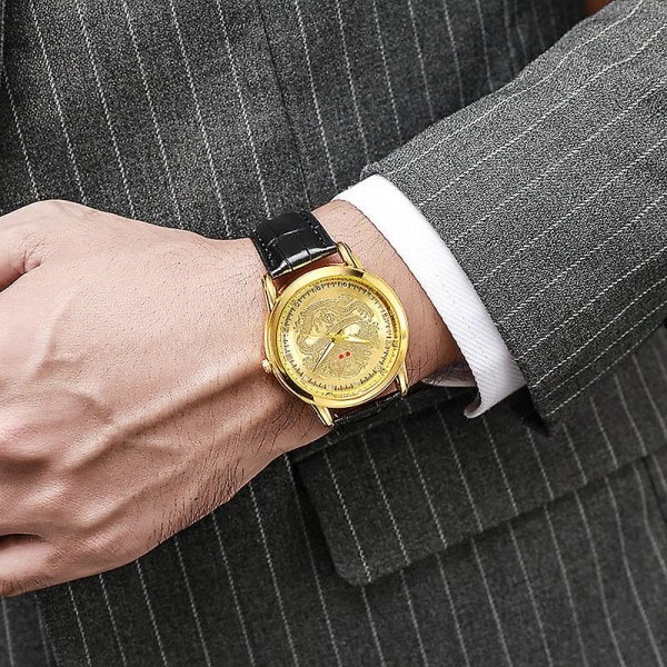 Herreur Dragon Shape bælte Quartz Watch Vandtæt Watch Fashion Business Watch Commander Watch