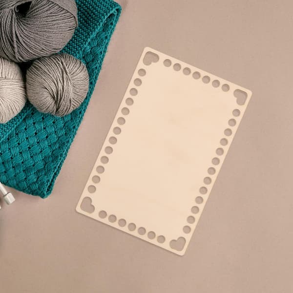 Träkorgbotten för virkning 2st DIY Väskvävningsbottnar Hantverksmaterial