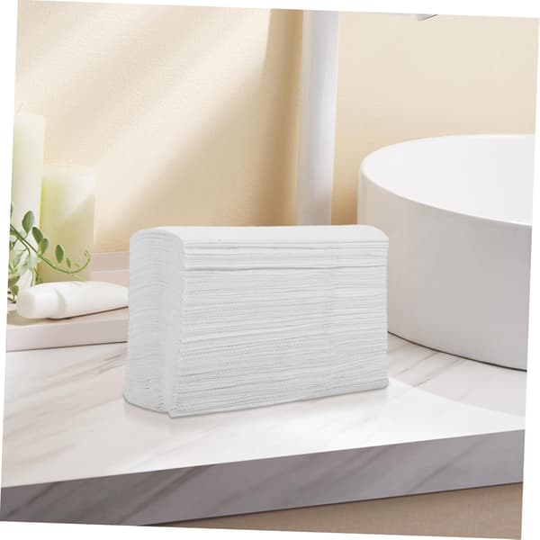Engångshanddukar 140 ark Original Trämassa Absorberande Badrumspapper