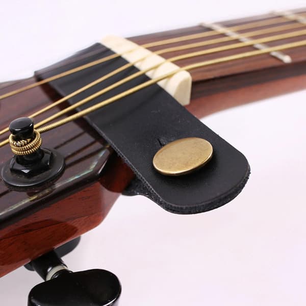 2st Gitarrhuvudrem Mikrofiber Fäst Gitarrhalsrem Robust Slitstark Säker Adapter för Musiker