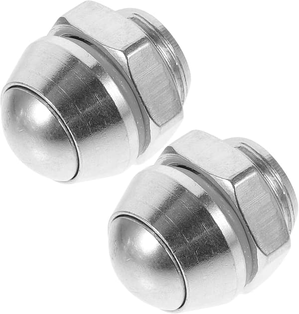 2 st tryckkokare avlastningsjiggventiler rostfritt stål 14 mm mutter innerdiameter mångsidig