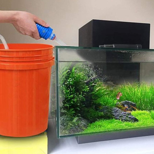 Akvarium Fisk Tank Vakuum Vattenbyte Gruskleaner