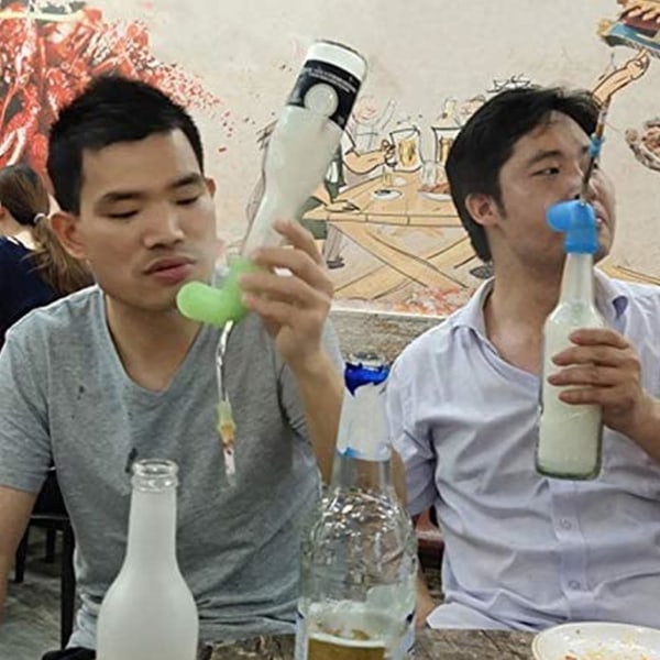 Idéer til tragt til ølflasker Genanvendelig plastik-hurtig drikkedispenserfest (1 stk)