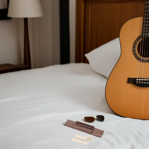 Ukulele del tilbehør Trebro Salmutter Premium tremateriale Brun Enkel å bruke Erstatt bro
