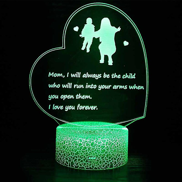 Hjerteformet LED 3D Lys Morgave Julelys
