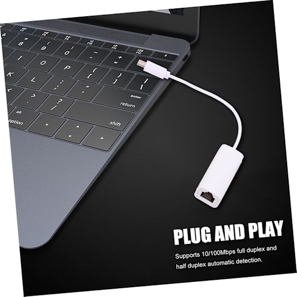 USB-C till Ethernet-adapter för Typ-C till Internetkabel PC Nätverkskabel Konverterare USB Nätverksadapter