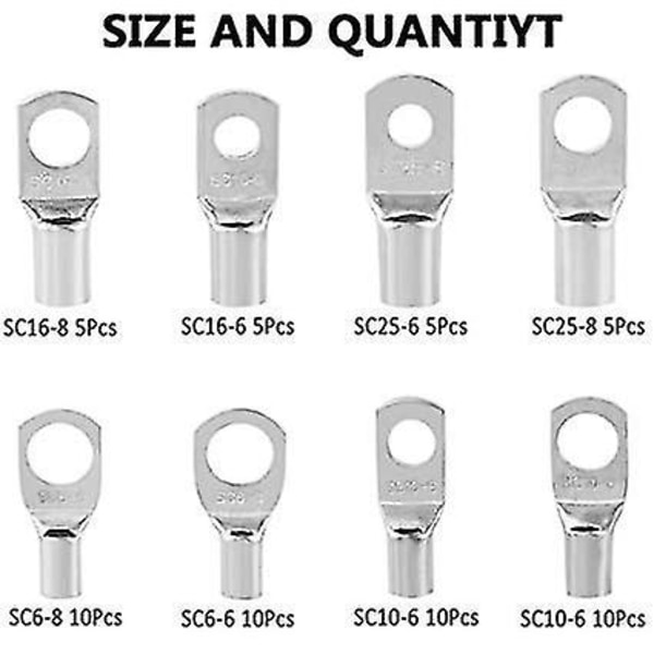 Terminal Connector 60 stk. Krympeforbindelser SC Kit