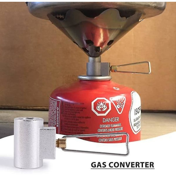 Konvertering Camping Gasovn Ventil Beholder Gas Converter Shifter Refill