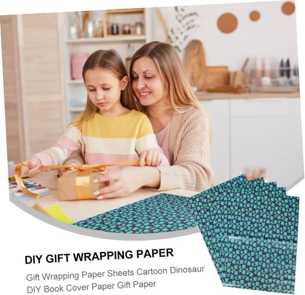 10 st DIY bokomslagspapper tecknade dinosaurieomslagspapper