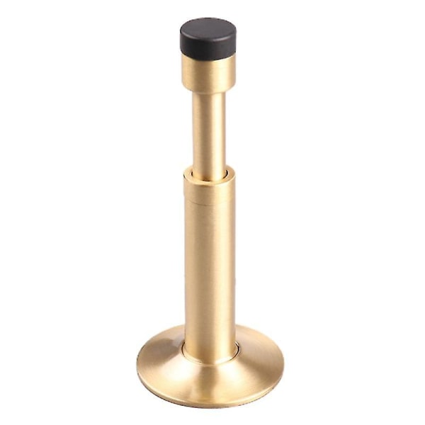 Stille Tilbagefjedrende Dørholder Hydraulisk Buffer Dørstopper Vægmonteret Bumper Copper-Gold