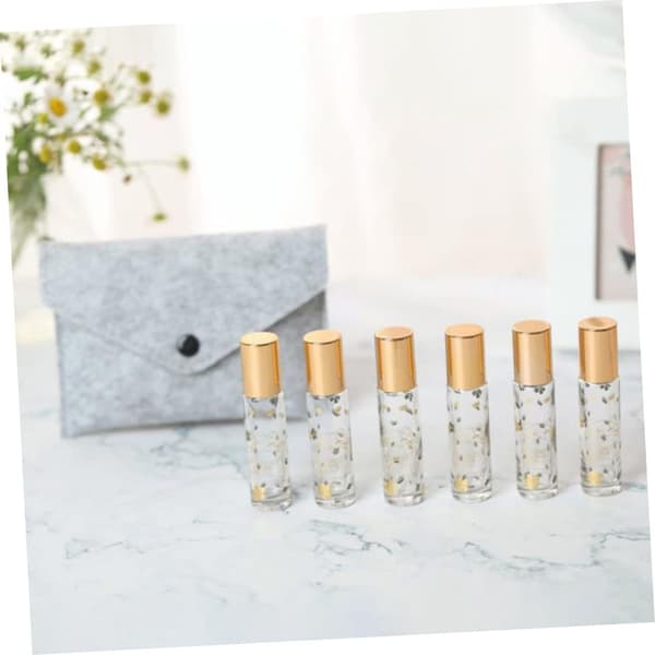 8 stk. multifunksjonelle glassflasker parfymeflaskebeholdere