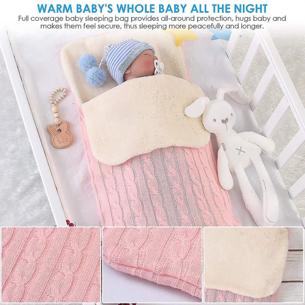 Nyfødt baby swaddle teppe wrap