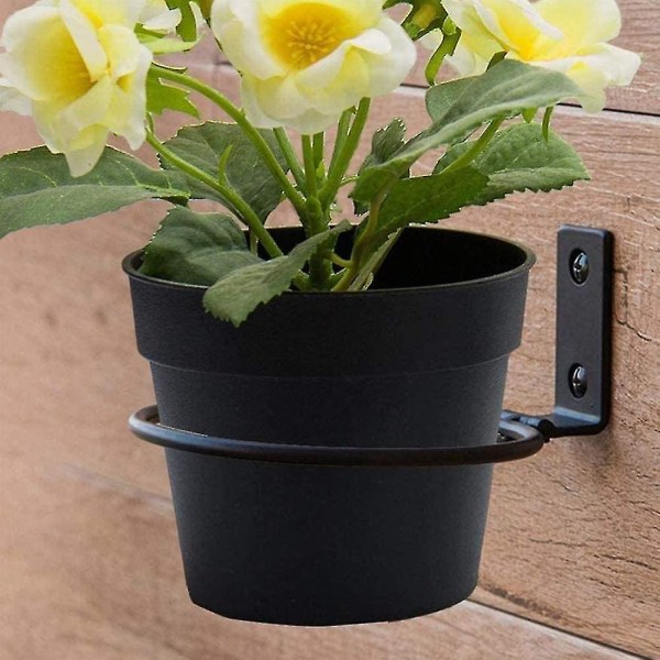 2-pack Ringblomkrukehållare Väggmonterad Metall Växt Hängare