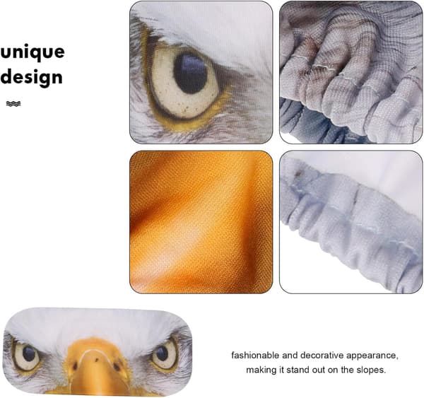 Bärbara elastiska skidglasögonöverdrag Skyddsfodral Anti-rep Mikrofiber