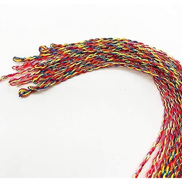 120 stk håndlagde flettede armbånd Friendship Cords favoriserer