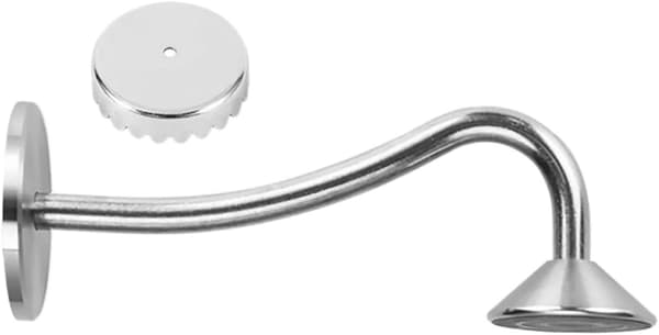 Magnetisk dusjsåpeholder for veggmontering, såpefat i rustfritt stål