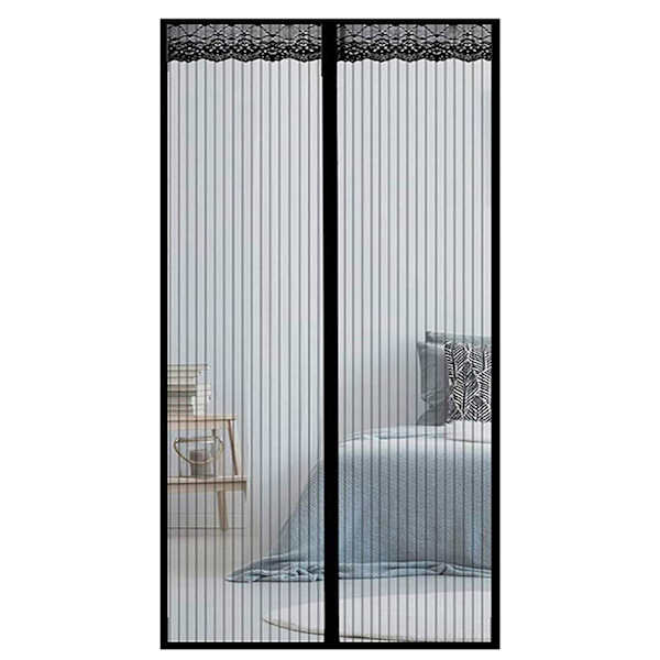Magnetisk Gardin til 140x230cm Magnetisk Dørgardin Myggenet Vindue Automatisk Lukning