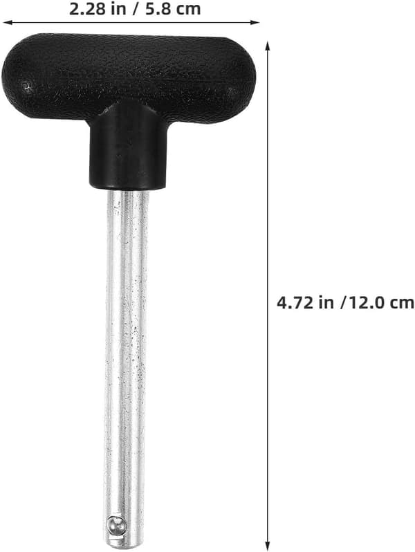 2 st viktstapelstift Φ10×85 mm kraftiga ersättningsstift för gymutrustning