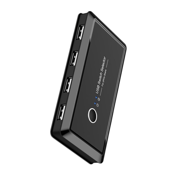 USB-skrivare USB-splitter USB 2.0 Hub Box för 2 datorer Dela skrivare skanner och andra enheter 4 portar