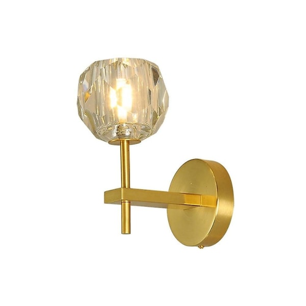 LED Moderne Vægslampe Krystal Guld Soveværelse Jern 7w