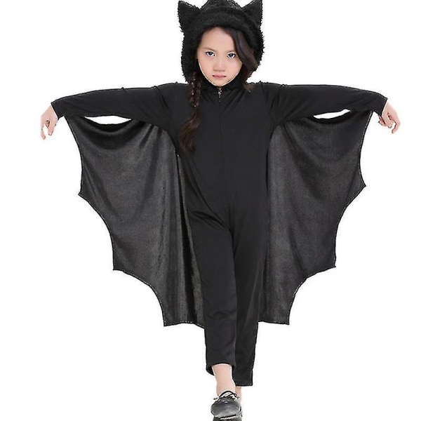 Børn piger Halloween vampyr flagermus Cosplay kostume sæt