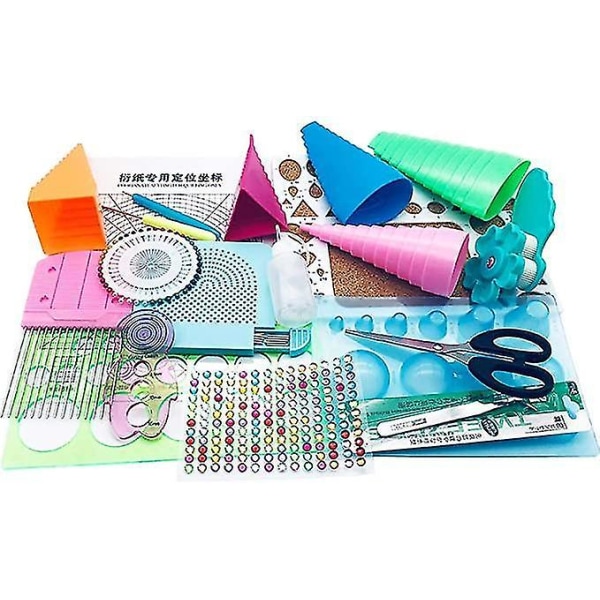 Paperi Quilling Kit 20 kpl Työkalut DIY Käsityöt Taidekäsityöt
