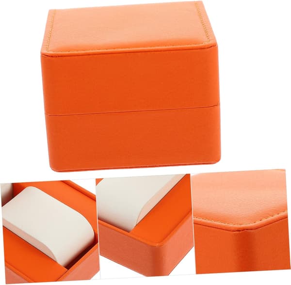 2st Armbandsur Förvaringslåda Pu Läder Organizer för Män och Kvinnor Displayfodral