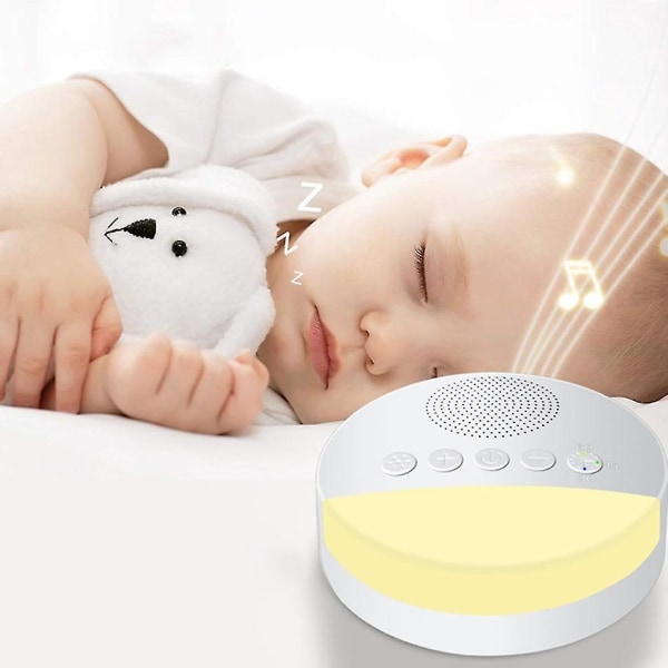 Baby White Noise Machine USB Timed Sleep Sound Player Light
