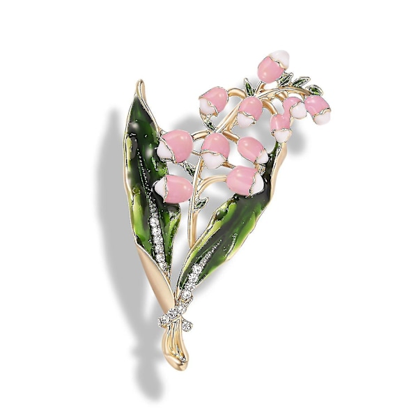 Nyt 2023 Design Elegant Blomst Brosche Pins/ Lapel Pins Luksus Alloy Brosche Pin Bryllup Kærlighed Gave Dame Broscher Pink magnolia