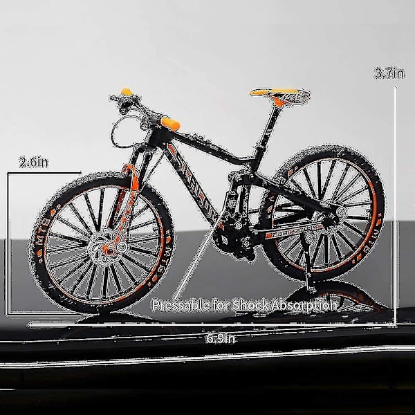 Mini 1:10 Legering Cykel Model Skala Model Desktop Simulation Ornament Finger Mountain Bikes Legetøj